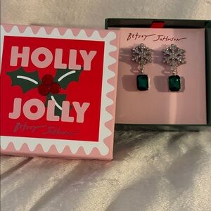 BUNDLE FOR TERRY ONLY — Betsey Johnson Silver and Teal Earrings